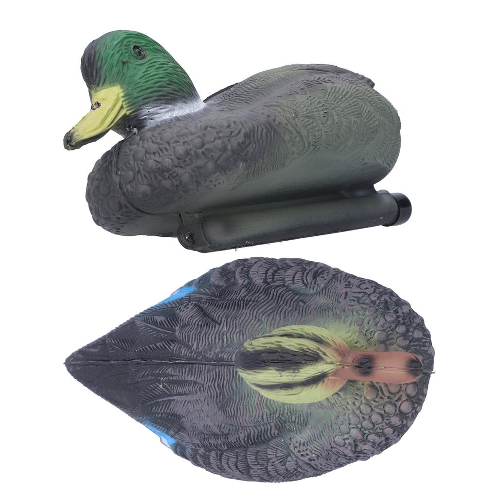 Floating Duck, Plastic Duck Realistic Decoy Simulation Mallard Yuanyang Decoy with Weighted Keels for Garden Pool Yard Lake Decoration