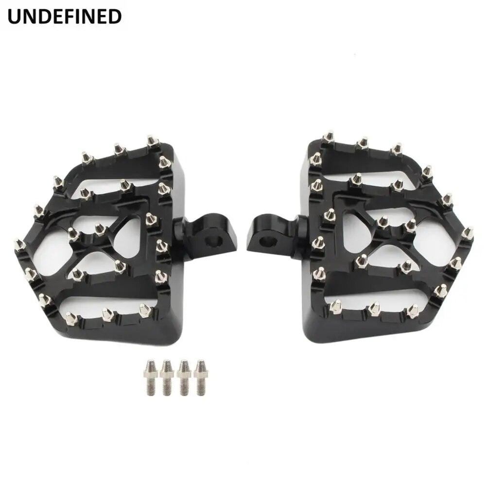 MX Offroad Floorboards Wide Foot Pegs Bobber Shifter Pegs Pedal Foot Rest For Harley Dyna Sportster 883 Softail Street Bob FXDF