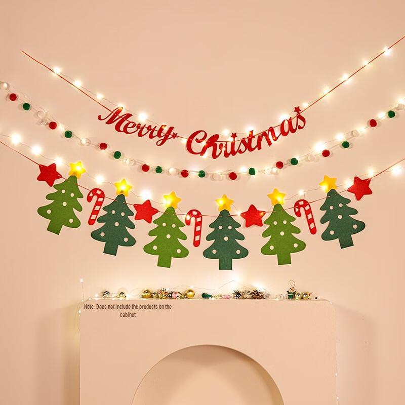 Christmas Felt Garland Decorations