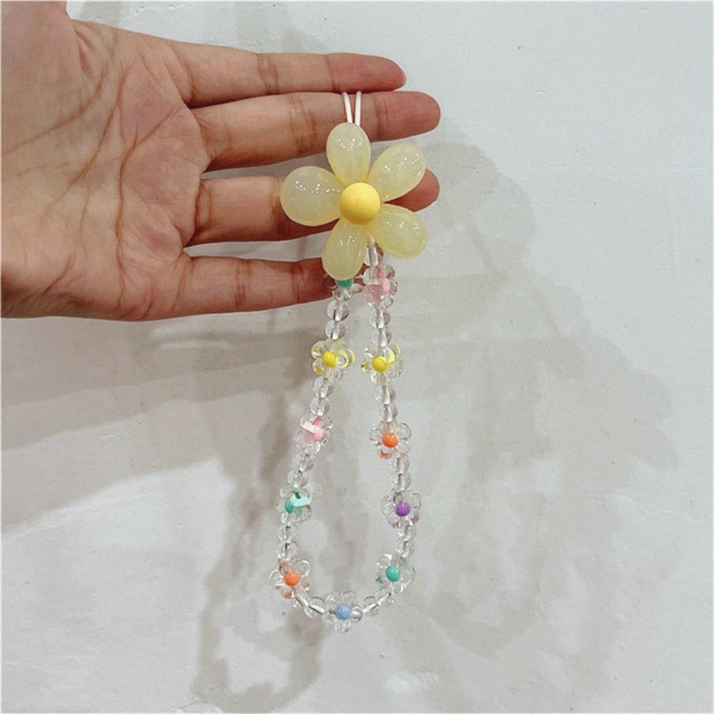 Jewelry Transparent Beads Cellphone Strap Phone Lanyard Mobile Phone Chain Phone Case Lanyards