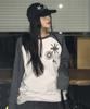 YOUHEE Star Raglan Long Sleeve_Black