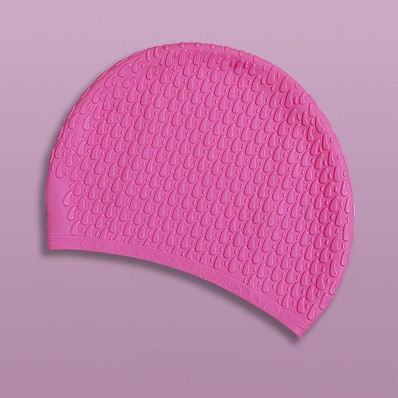 Men Women Universal Silicone Swimming Cap for Adult Hair Protection Elestic Swim Hat Long Hair Protection Swimming Caps