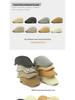Men's Straw Beret: Spring/Summer Sun Protection, British Retro Duckbill Cap, Casual Newsboy Hat