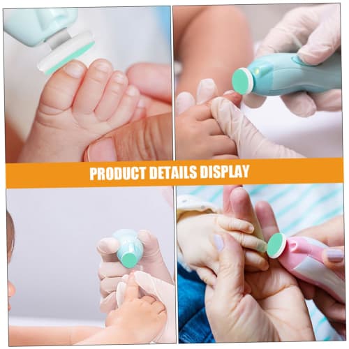 FOMIYES Baby Nail File, 6-Piece Set, for Electric Nail Grinder, Nail Drill, Baby Buffer, File Supplies, Baby Electric Polisher