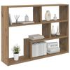 Wall Shelf Wall Mount Brown 95 X 20 X 69.5 Cm Particleboard