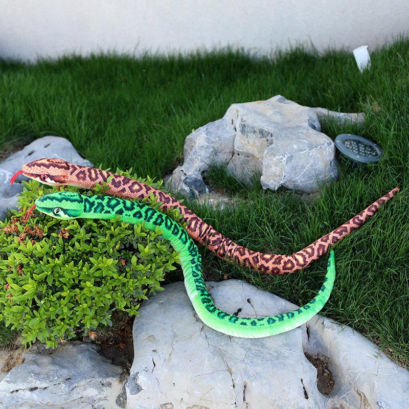 Amazon Python Simulations-Schlangen-Stofftier Trickpuppe Große Schlange Muppet Weiche Stoffpuppe