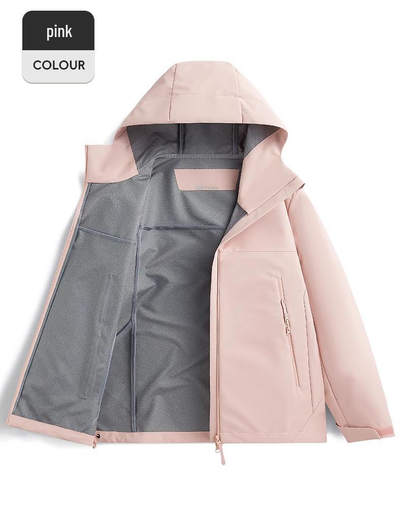 Woodpecker Women's Spring Blue Windbreaker 2025: Small, Windproof, Waterproof Casual Jacket