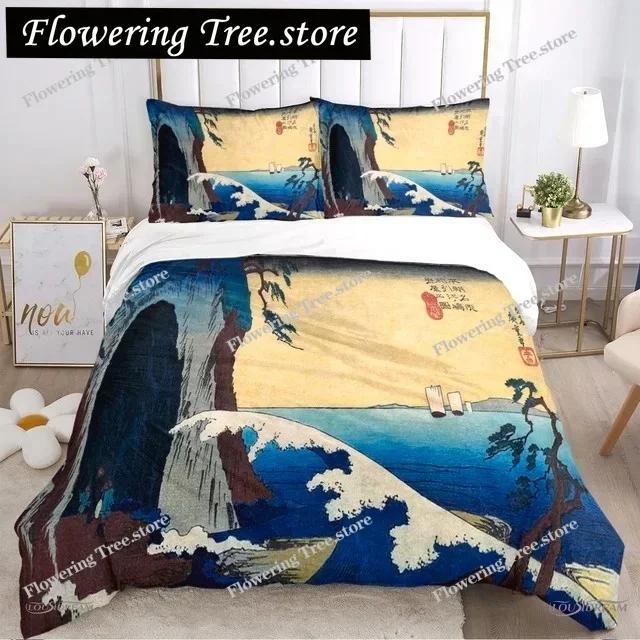 Van Gogh Art Cute Kawaii Duvet Cover Comforter Bedding set Soft Quilt Cover and Pillowcases for Teens SingleDoubleQueenKing