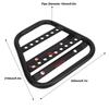 Motorcycle Rear Luggage Black Motorcycle Trunk Luggage Cargo Rack Luggage Rear Seat Accessory Replacement for Harley Street Scrambler 900 Rack,