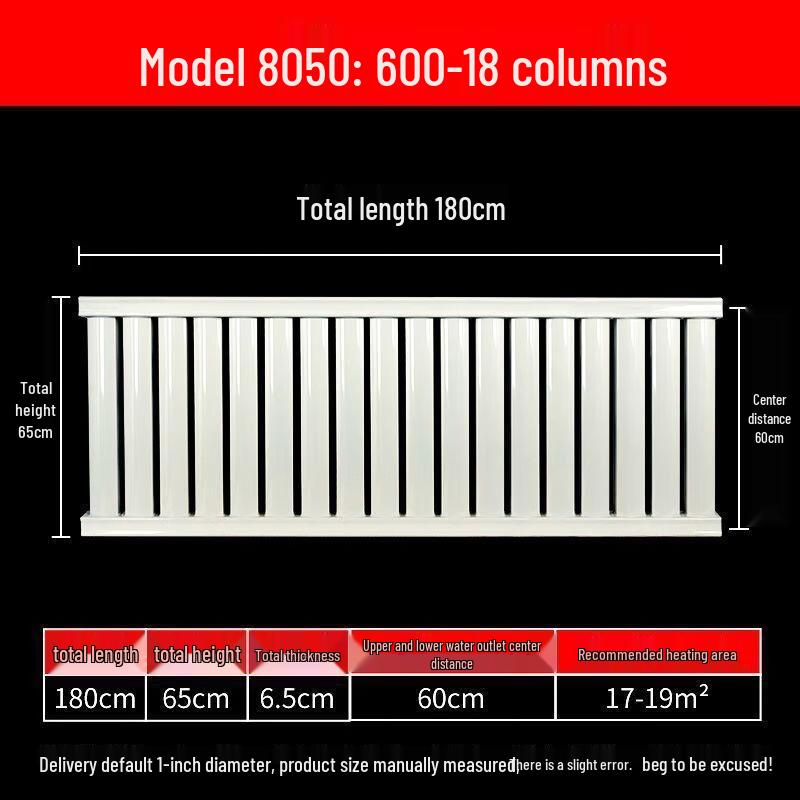 Dezhuo Home Wall-Mounted Steel Hydronic Radiator