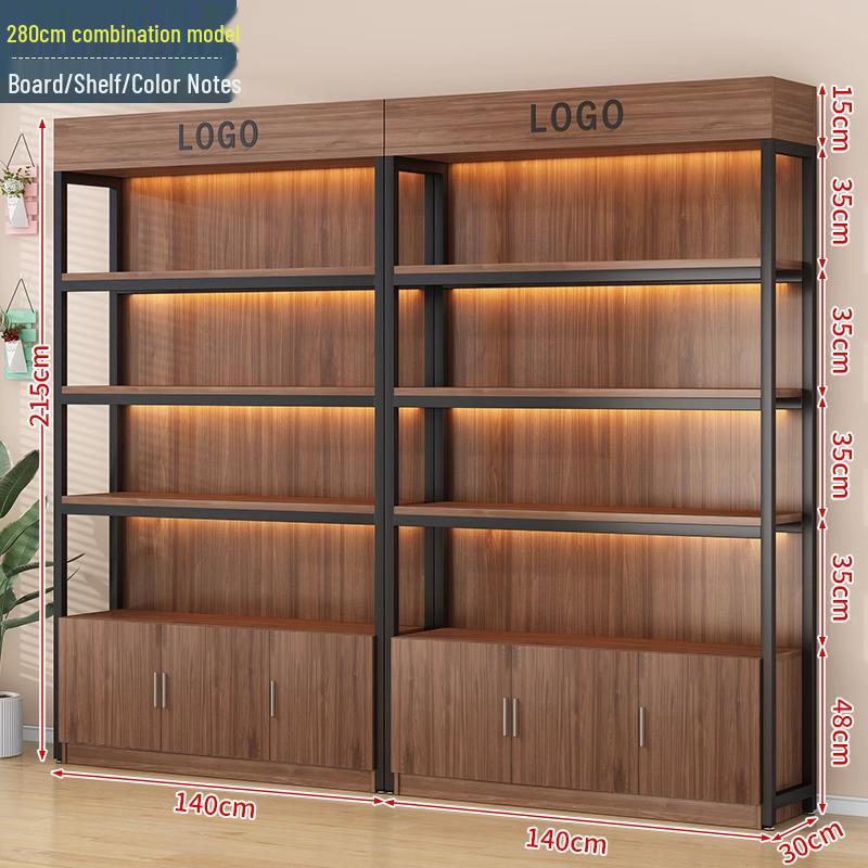 Multi-layer Shelving Unit for Cosmetics, Snacks & Stationery Display