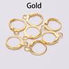 20pcs/lot 14*12mm Gold Bronze French Lever Earring Hooks Wire Settings Base Hoops Earrings For DIY Jewelry Making Supplie