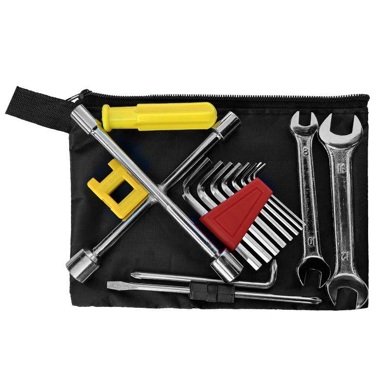 

Аварийный набор инструментов для электромобиля: Набор головок, ключей и отверток Basic Tool Set (with Tool Bag)