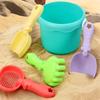 Sand Play Tool Set Sand Shovel Bucket Sandcastle Toy For Children With Bright Color for Parents Kids Beach Vacation