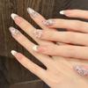 Yihe Peach Blossom 3D Carved Dried Flower Blush Spring/Summer Nail Art Patches