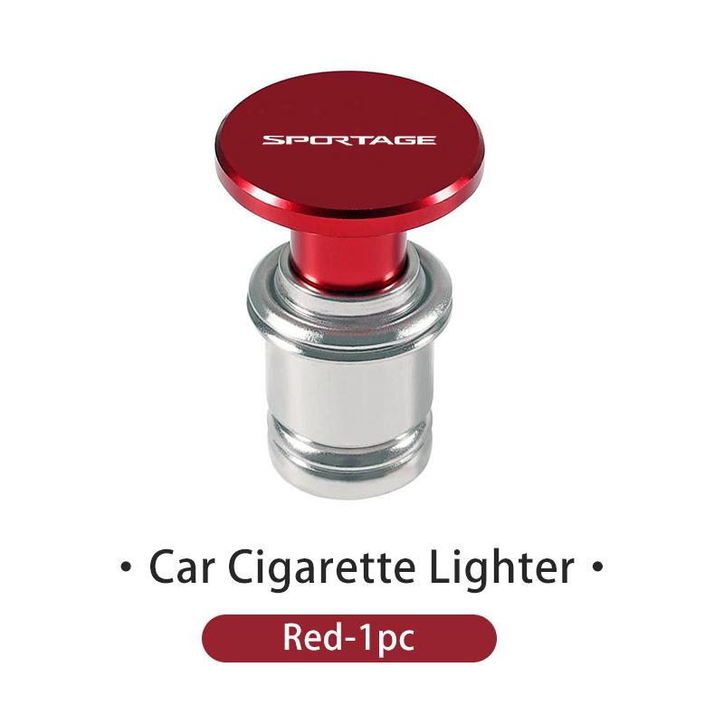 RVGH1 Car Cigarette Lighter Dustproof Cover Aluminum Alloy Accessories For KIA Sportage Rio K5 K2 Optima Cerato Proceed Venga Sedona