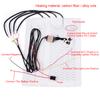 12V Car Seat Heater Universal Heat Pad 3 Level Heated Round Cushion Switch Kit Carbon Fiber  Winter Warmer 4Pcs 2 Seats