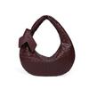 Large Capacity Woven Shoulder Bag - Trendy Crescent Dumpling Handbag, Underarm Style.