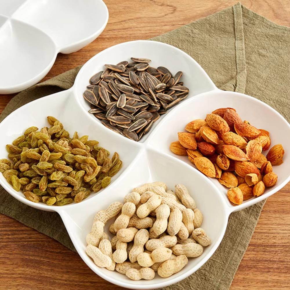 Melamine Appetizer Plates Imitation Porcelain Snack Serving Platter Food Serving Tray  Dessert