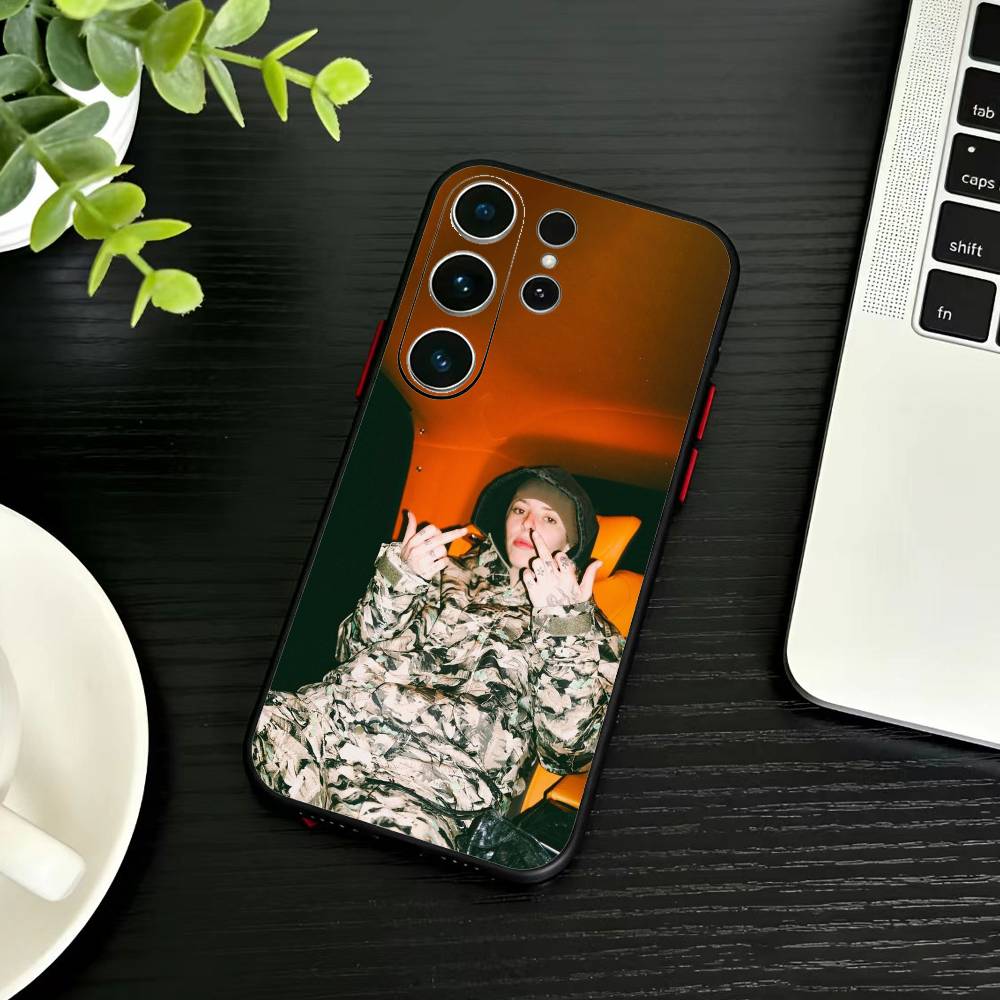 G-Singer Young Miko Phone Case For Samsung S26,S25,S24,S23,S22,S21,S20,Ultra,Plus,FE Black Soft Cover
