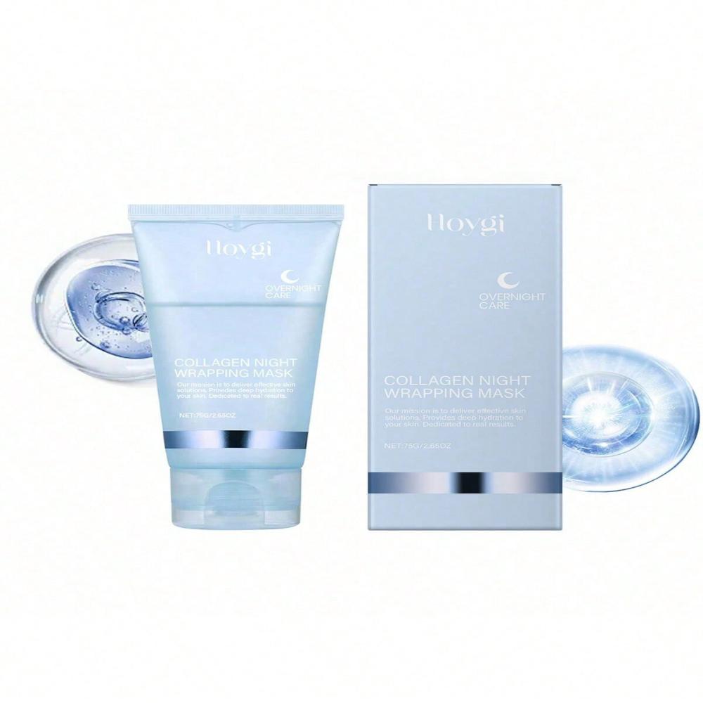 Collagen Peel Off Mask Deep Cleansing Pore Minimizing Facial Treatment for Glowing Skin Hydration Boost