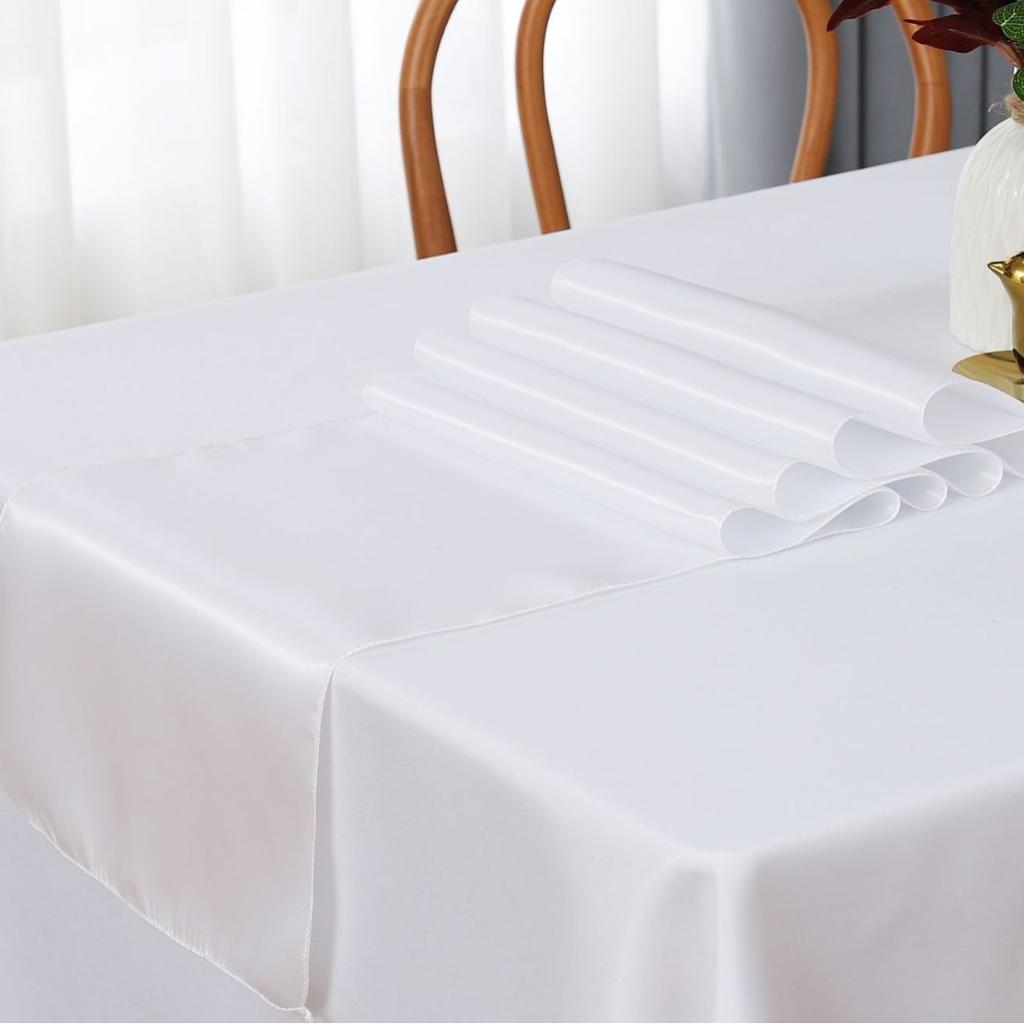 5pcs 30x275cm Satin Table Runner Wedding Decoration For Modern Birthday Party Hotel Show Banquet Luxury Design Nice Pattern