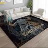 1PC Custom Name Warrior Legacy Theme Floor Mat Ideal for Living Room, Game Rooms, Office, Bedroom,Floor Mat Playful Design