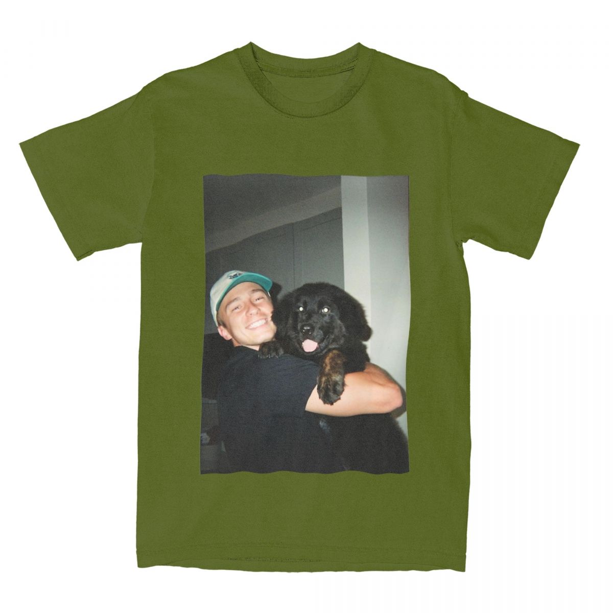 

Drew Starkey Actor Men s T Shirts Leisure Tees Short Sleeve Crewneck T-Shirts 100% Cotton Plus Size Tops 4XL