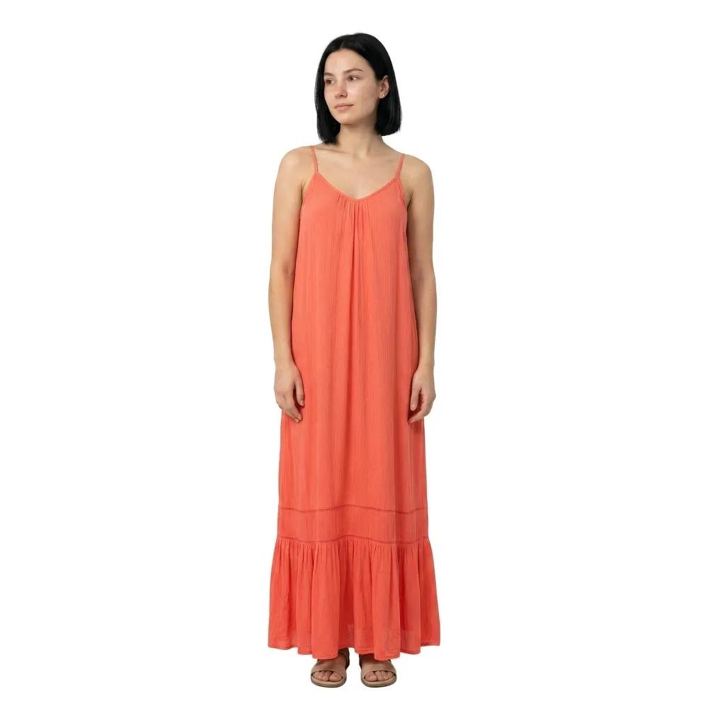 Superdry Damen Orange Camisole-Kleid, Lang, - Bild 3