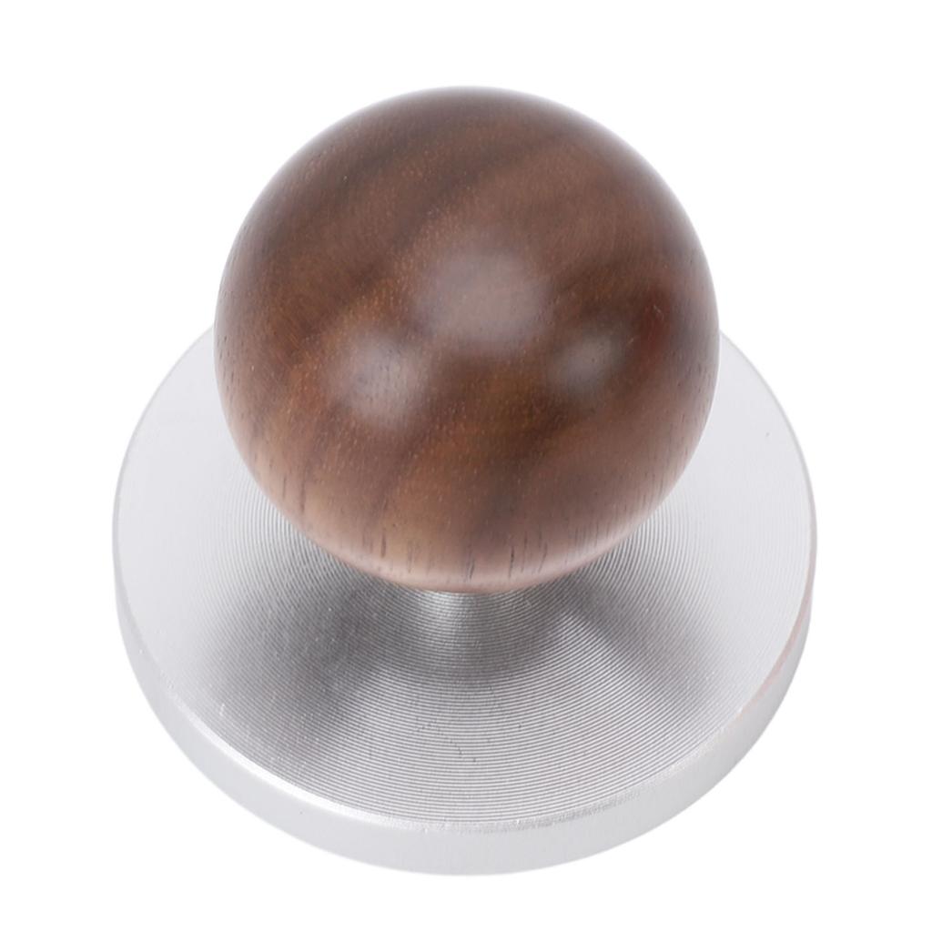 Coffee Tamper Wooden Handle Professional Uniform Pressing Small Coffee Tamping Tool for Home Cafe