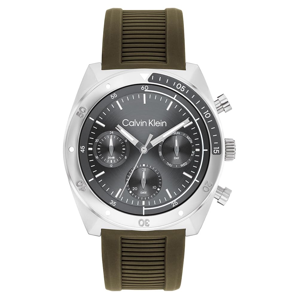 Watch CK FLEX Gray Dial Silicone Strap 25200469 [Calvin Klein] Men s [Authentic] серый