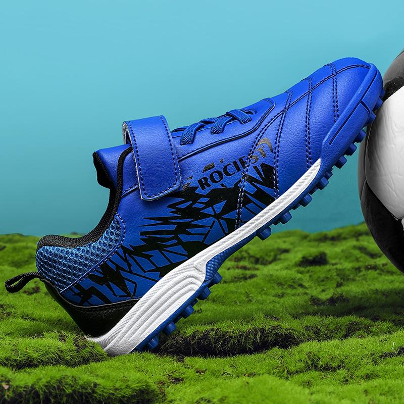 31-40 Pantofi Fotbal Copii Tineret Pantofi Fotbal Scurt Spike Velcro Antrenament Băieți Copii Ghete Fotbal