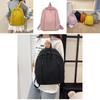 Trendy Solid Color Large Capacity Backpack For College And Travel With Breathable Design