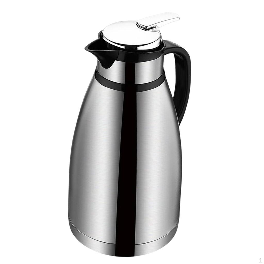 Insulated Coffee Carafe, Double 2, Insulated, Durable, for Meetings