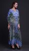 Phagun Giraffe & Zebra Animal Skin Beach Kaftan Bikini Cover up Womena    s Maxi Dress Long
