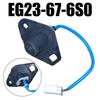 Auto Parts Rear Trunk Switch 1 Pieces ABS Black Car Accessories EG23-67-6S0 Replacement Elegant Design Practical