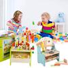 Colorful Wooden Tool Workbench Interactive Educational Toy For Children Age 4-6