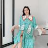 Women's Large Size Ice Silk Pajamas - Breathable, Ultra-Thin Summer Nightdress