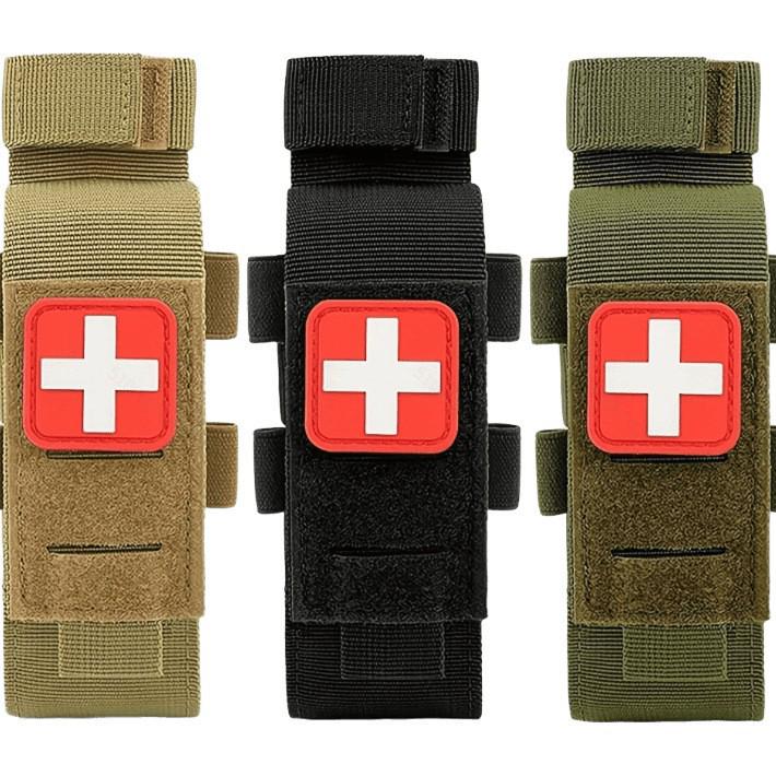 Upgraded Tactical Tourniquet Holder with Trauma Shears Pouch