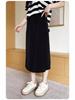 Milan Women's High Waist Wide Leg Cropped Pants - Wrinkled Pleated Skirt Style, Breathable and Loose Fit for Summer.