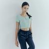 Ribbed Crop Inbra T shirT hTwTs3j18T
