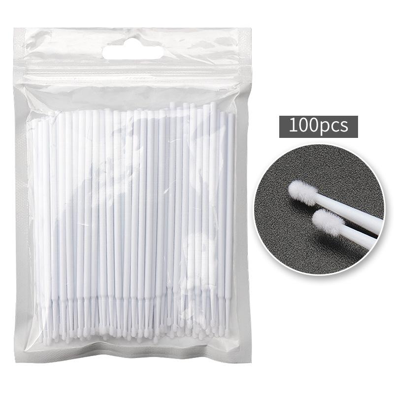 Cotton Swab Organizer Storage Bamboo Cover Acrylic Round Organizer Makeup Storage Box Container Organizadores