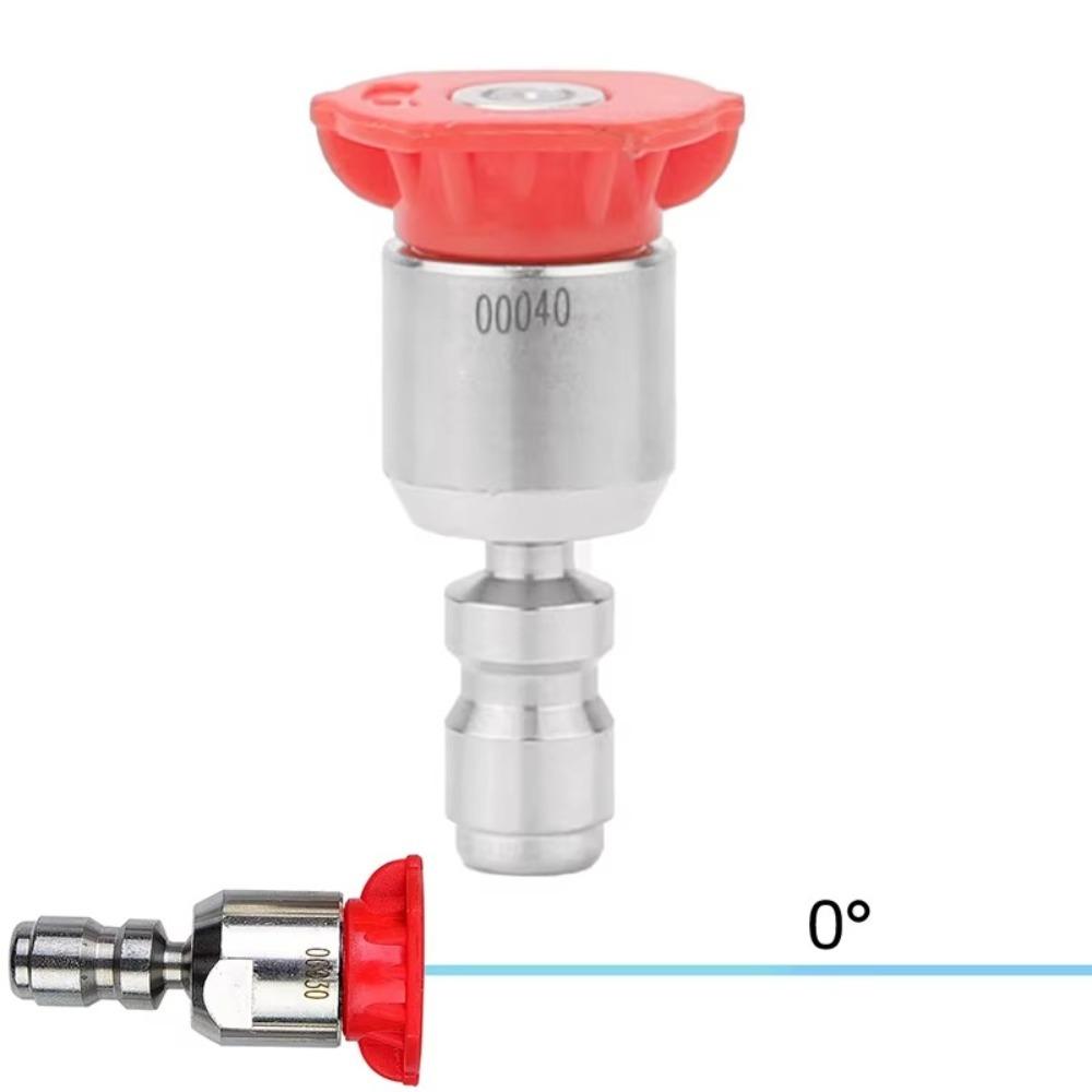 1/4'' Quick Connect High Pressure Washer Tips Stainless Steel Rotary Spray Jet Tip  Patio