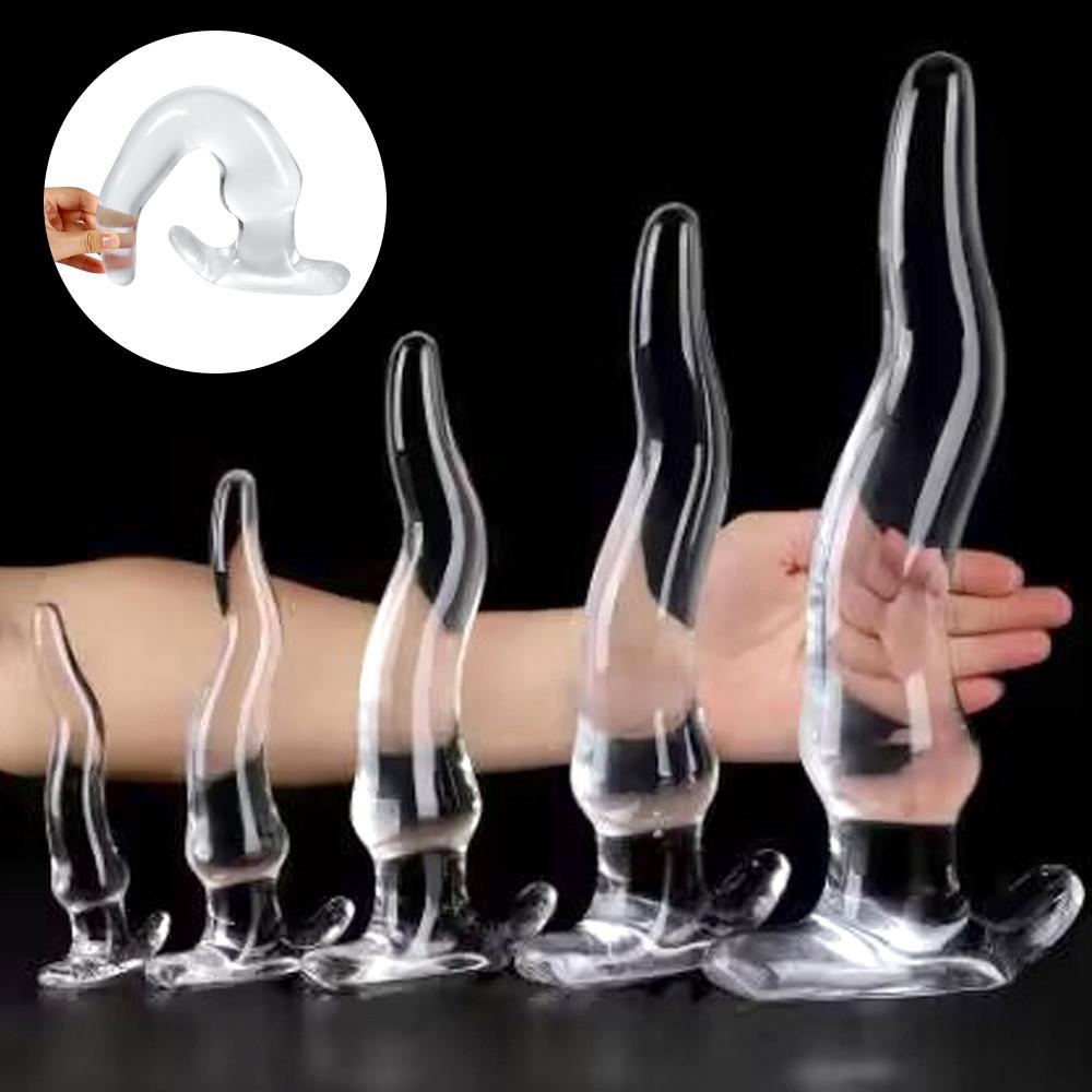 Anal Plug Stimulate Soft Silicone Dildo Female Masturbator Vagina G-Spot Massager Anus Dilator Sex Shop Male Prostate Massager
