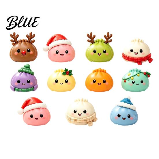 Stress Relief Squeeze Bun Toy Countdown Calendar Day Christmas Ball 24 Soft TPR Holiday Room