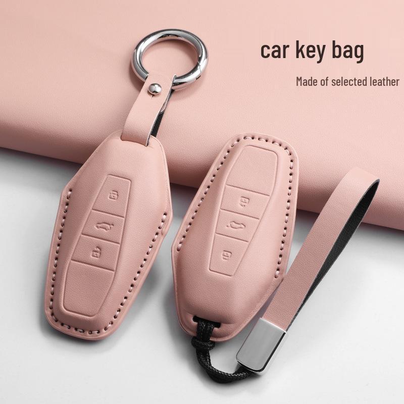 Chery iCAR Key Cover: Fits 26 Models, PU Leather Protective Shell