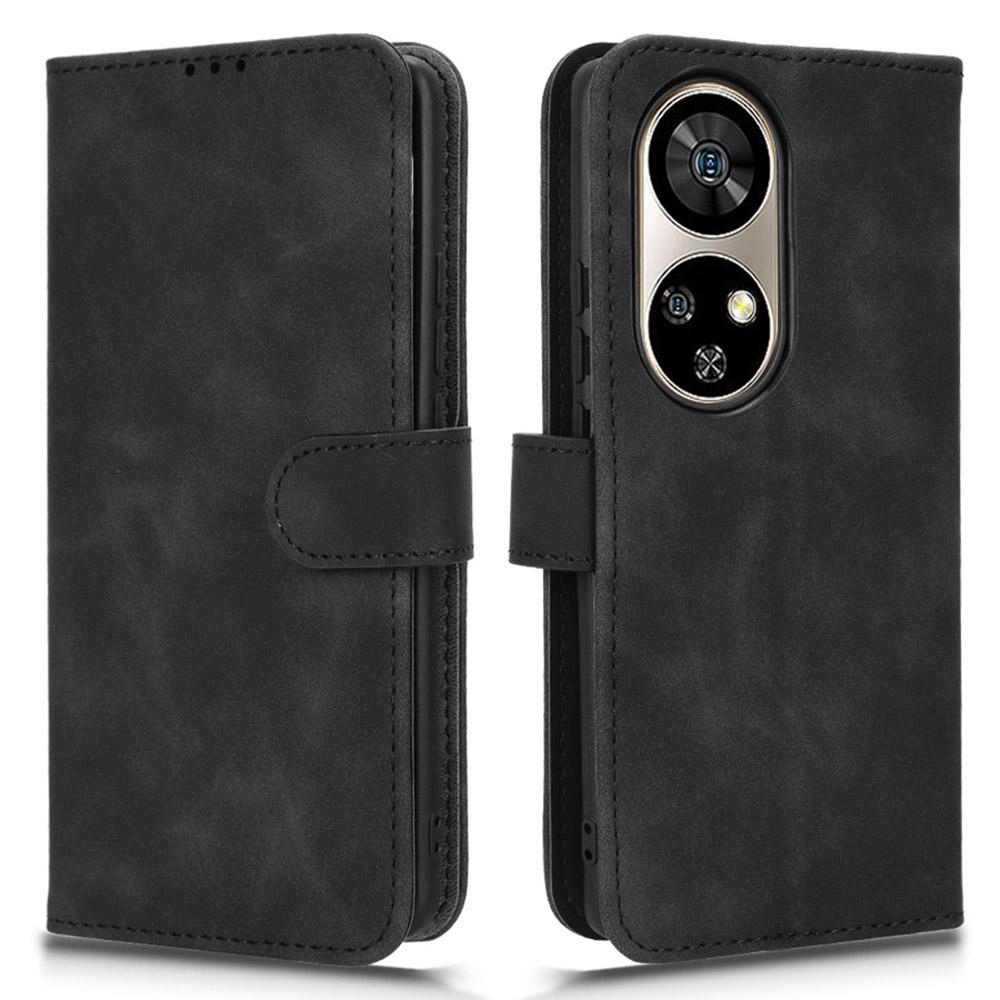 For Ulefone Note 17 Pro Case Skin-Feel Wallet PU Leather Phone Cover