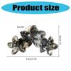 Delicate Frangipani Pattern Hair Claw Clip Lightweight Plastic Hairpin for Women Girls Fashion Hair Accessories