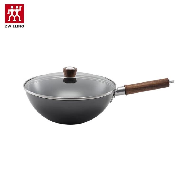 

ZWILLING Dragon 30cm Cast Iron Chinese Wok with Lid
