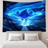 Sonic Print Tapestry, Backdrop, Easy Setup, Ideal for Bedroom, Office & Living Room, with Aesthetic Wall Hanging Decor.